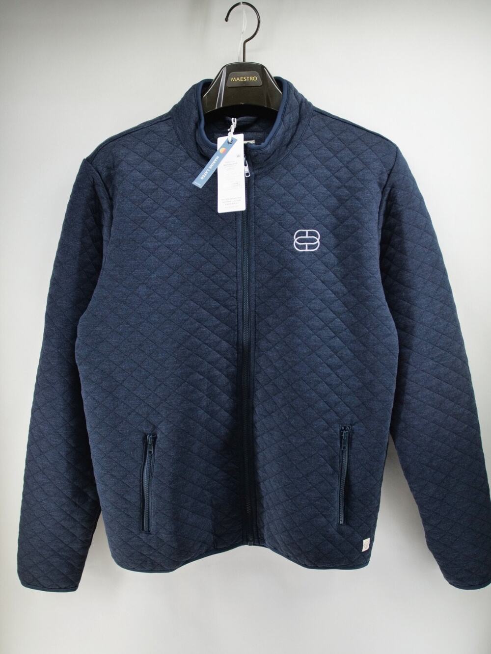 Marine Layer Corbet Full‎ Zip Jacket in Navy NWT Large Regular $148